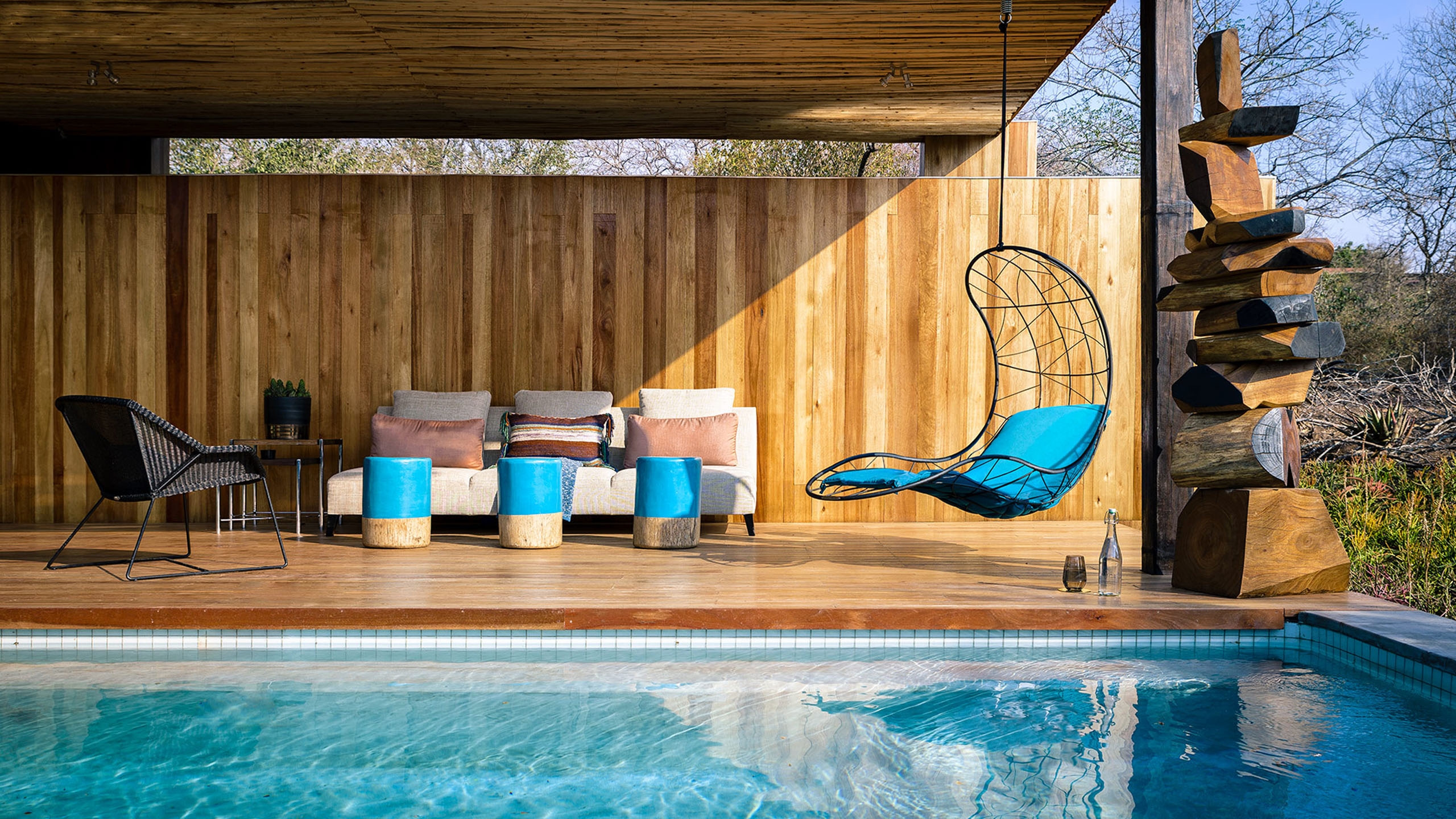 The pool at Singita Sweni, the Kruger, South Africa