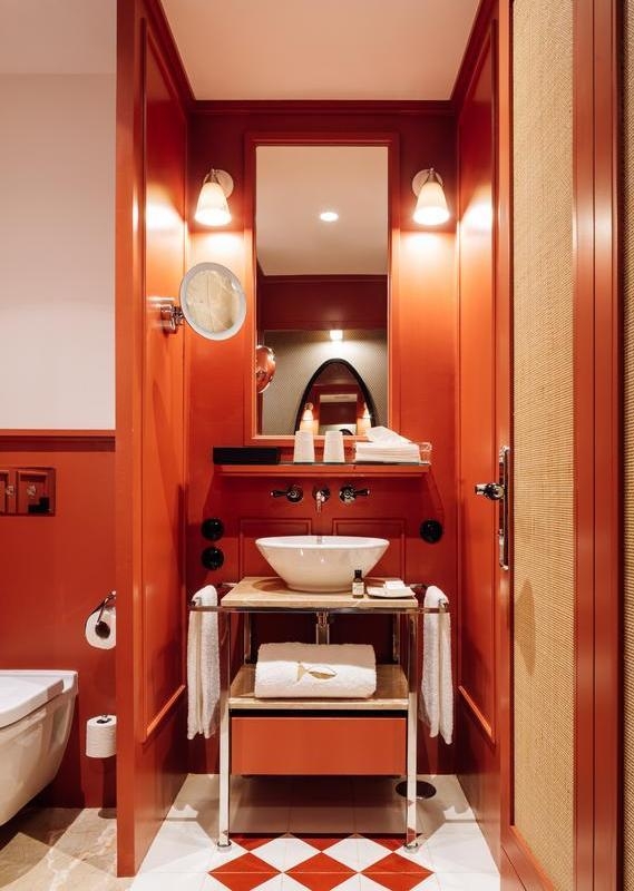 A bathroom at Bairro Alto hotel in Lisbon