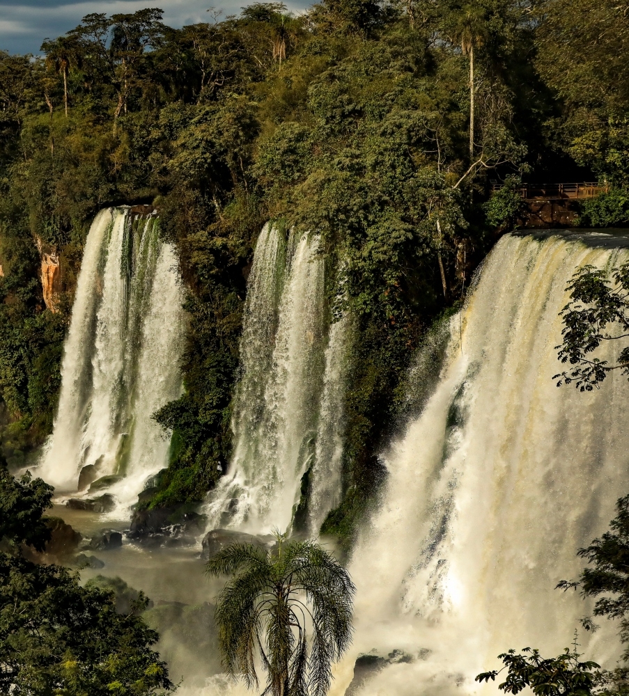 A view of Iguazu Falls.