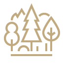 Jacada Travel gold Trees icon