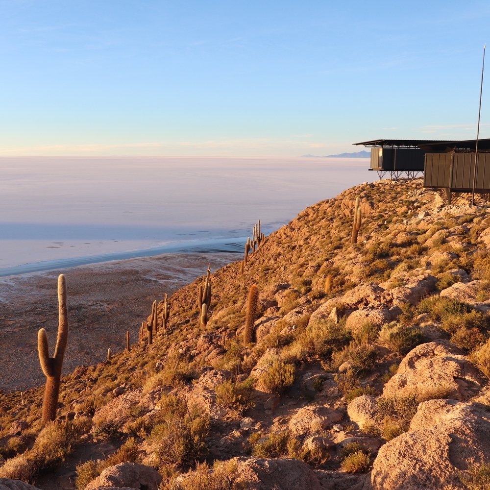 Explora Uyuni lodge in the Salar de Uyuni salt flats in Bolivia