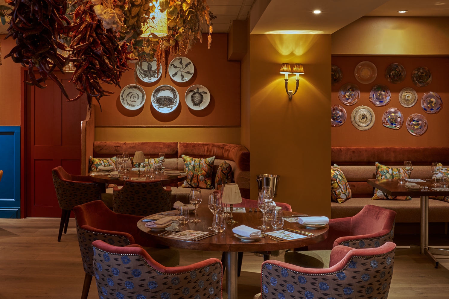 The restaurant at The Bird hotel, Bath