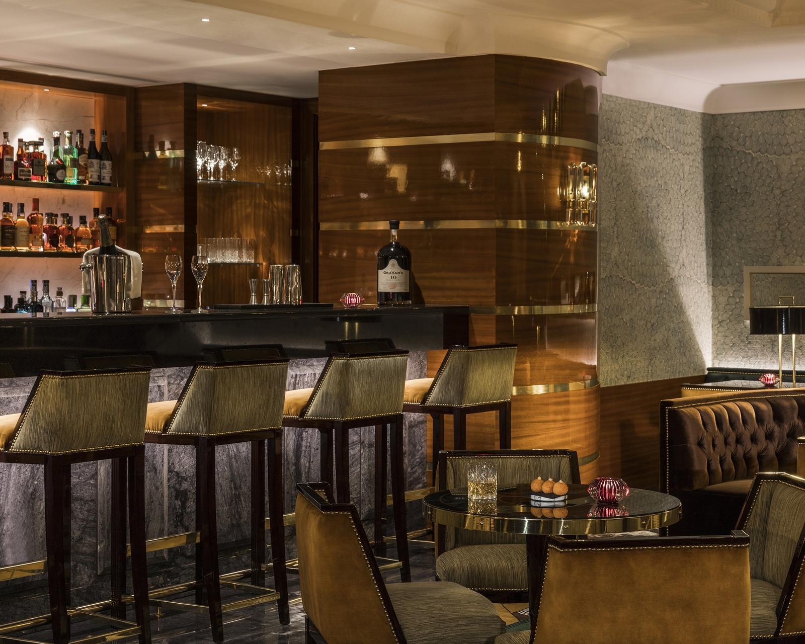 The Bar Americain at Le Monumental Palace