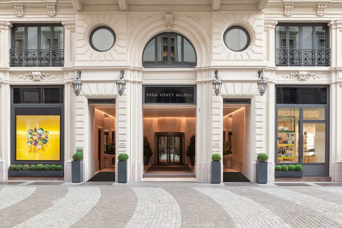 Exterior of Park Hyatt Milan.