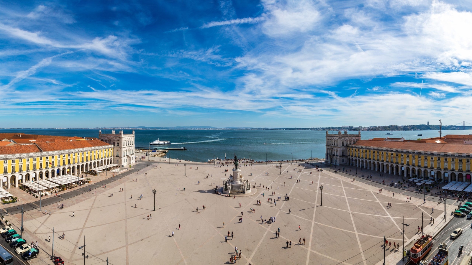 View of Commerce Square from Pousada de Lisboa in Lisbon