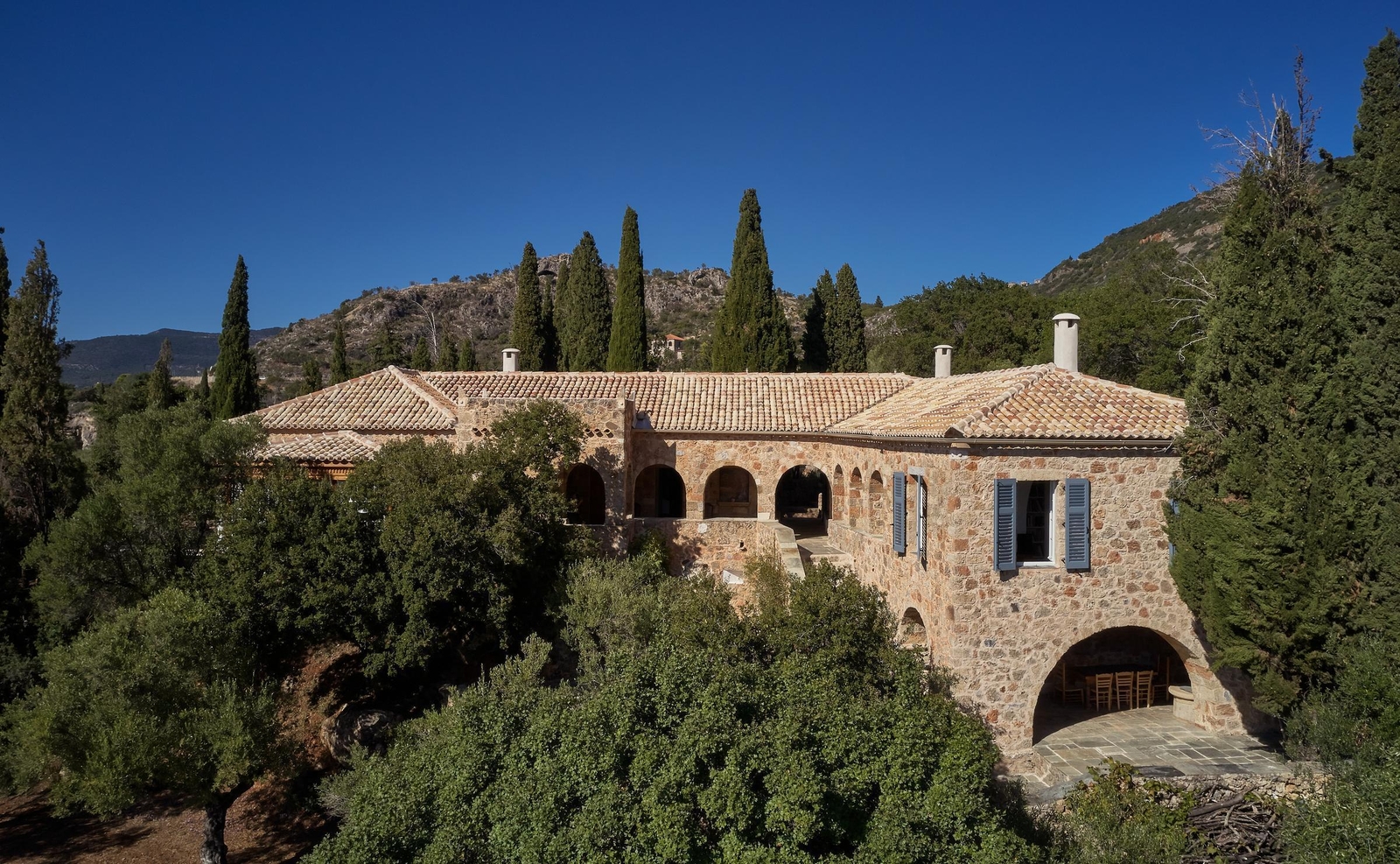 Patrick & Joan Leigh Fermor House building from the outside