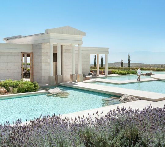 Pool, Amanzoe Hotel, Porto Heli, Greece