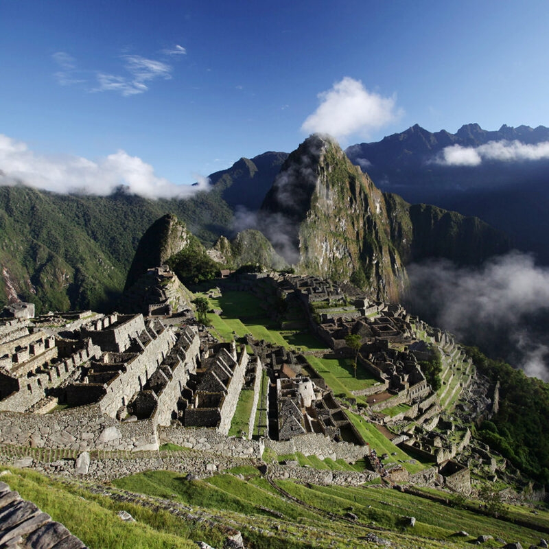 View over Machu Picchu