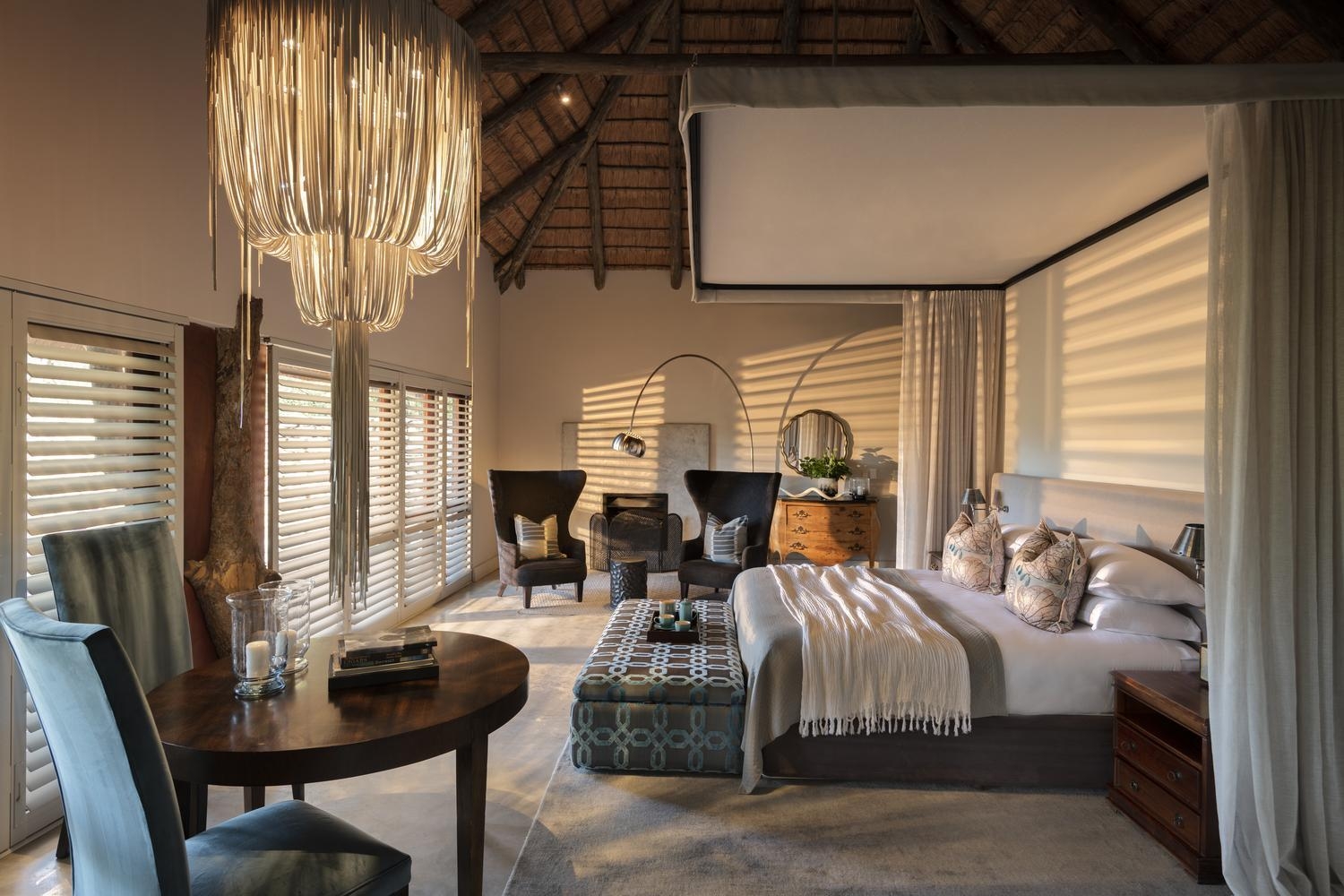 The bedroom of one of Chitwa Chitwa's accommodations.