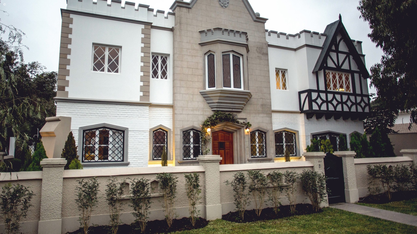 Exterior of the front entrance to Atemporal, Lima, Peru