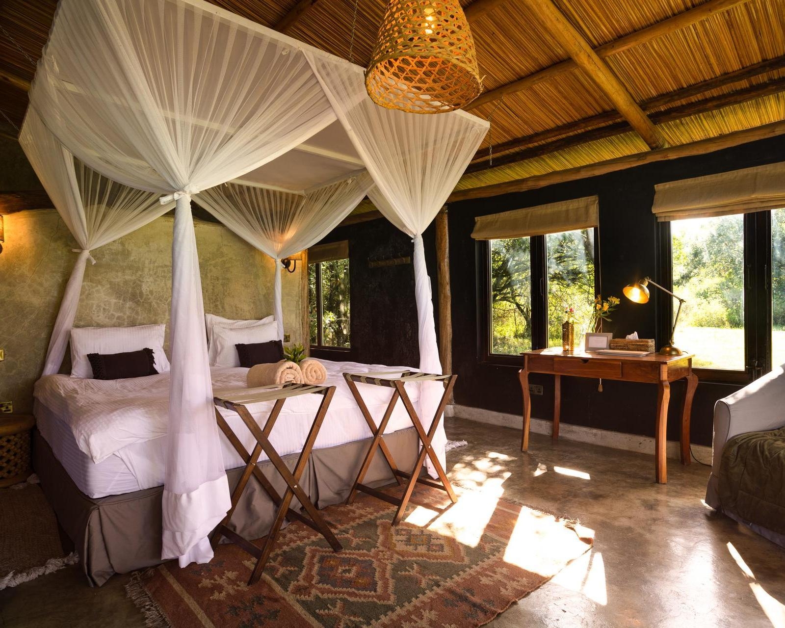 A bedroom at House in the Wild