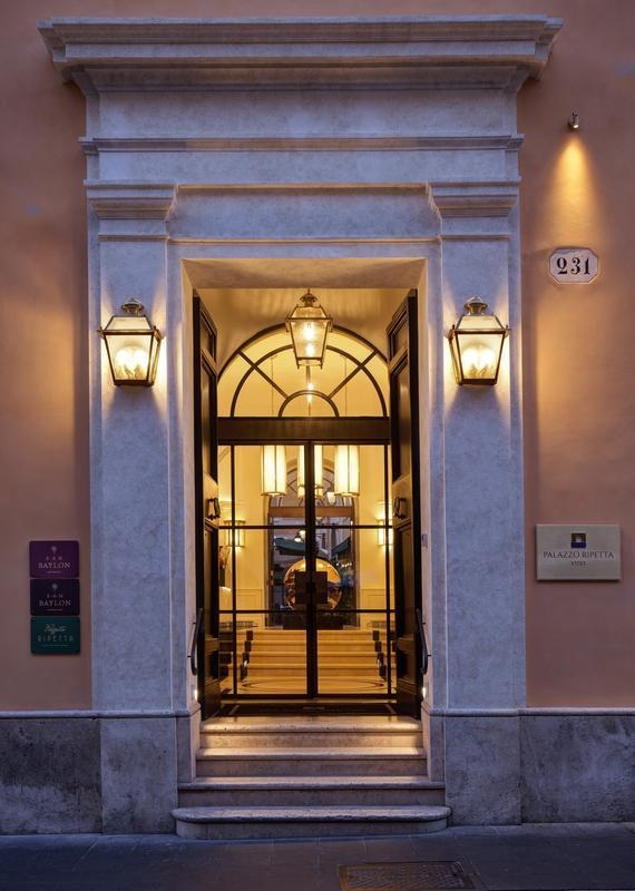 Entrance to Palazzo Ripetta