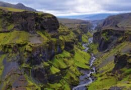 Thorsmork Canyon Camping