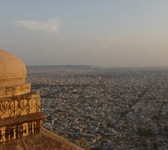 view-jaipur-india-sunrise