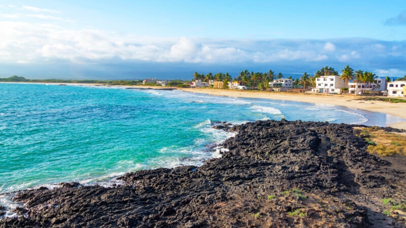 Beach on Isabela Island in Galapagos