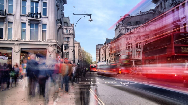 Daytime Long Exposure on Oxford Street