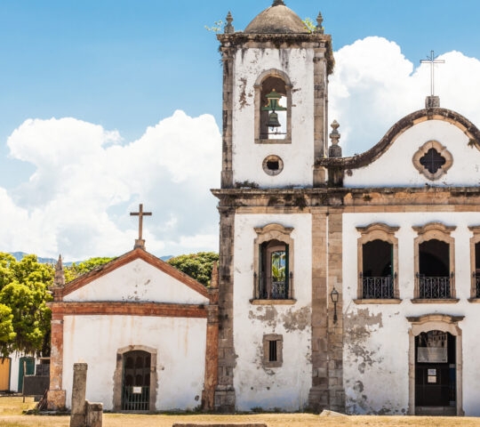 The church of Santa Rita in Paraty, Brazil