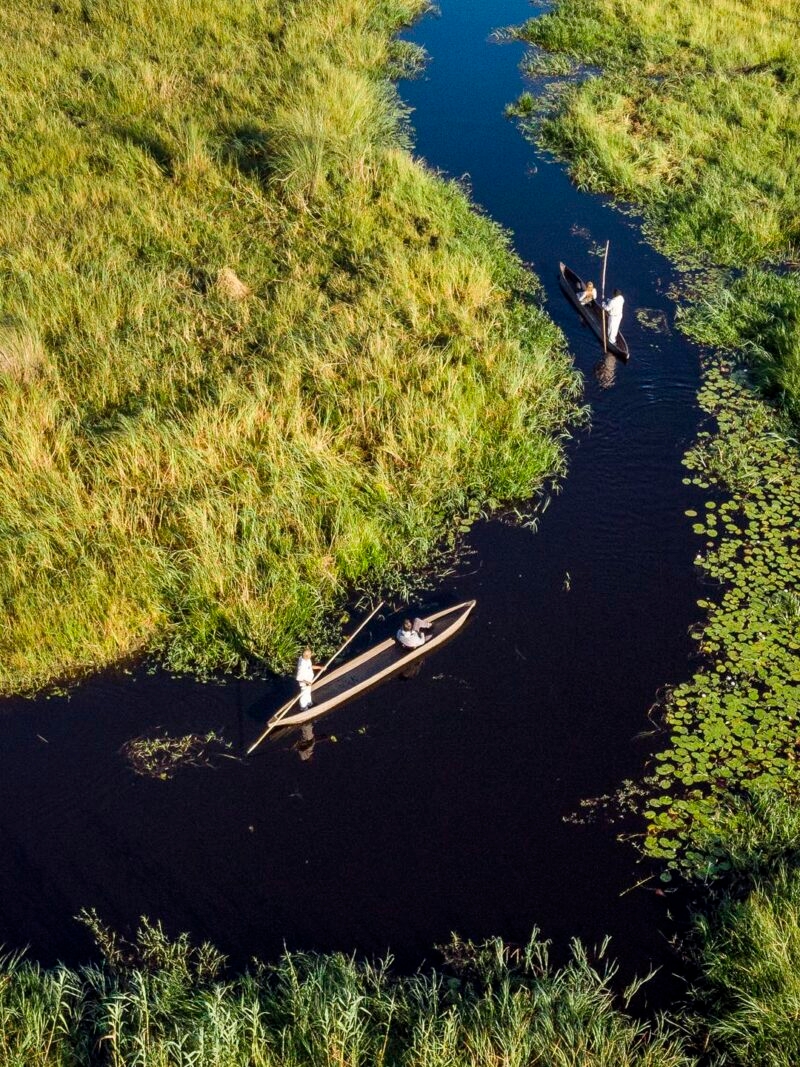 Luxury Botswana Tours - the waterways of the Okavango delta
