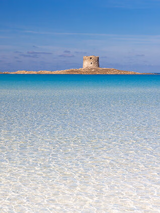 Luxury Italy Tours Pelosa beach clear waters