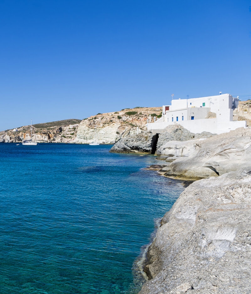 Luxury Greece Tours - Rocky coastline in Kimolos island, Cyclades, Greece