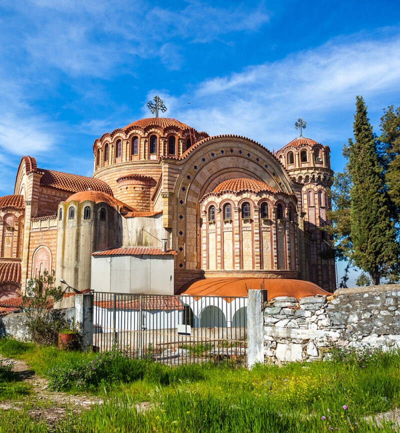 Luxury Greece Tours - View of Thessaloniki and the Orthodox church of Saint Paul the Apostle. Greece