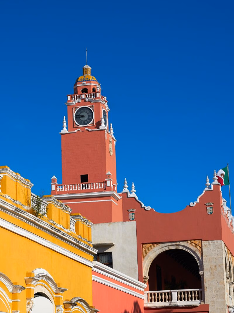 Colourful buildings on a luxury latin America trip