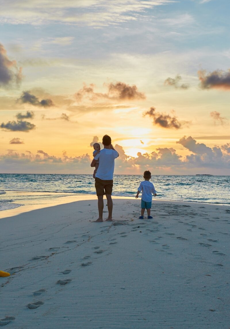 happy people on maldives