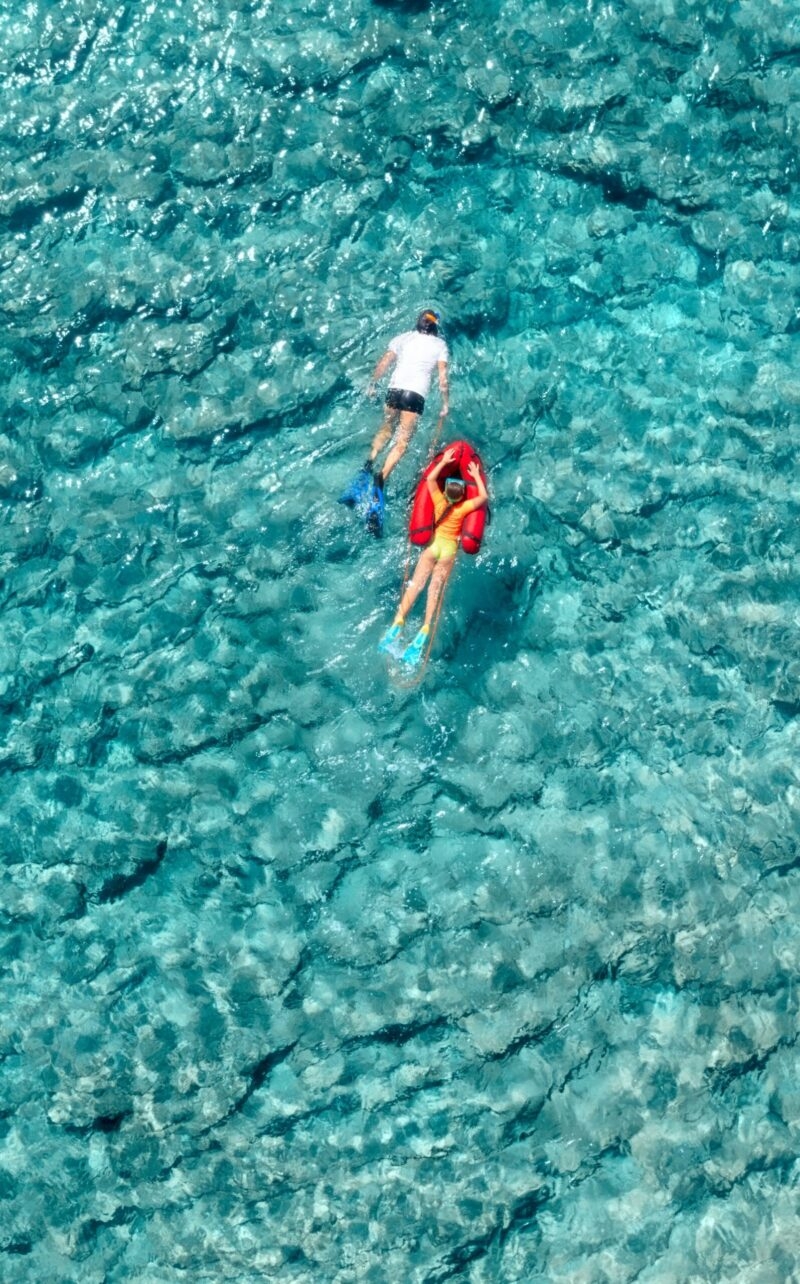 maldives family snorkel