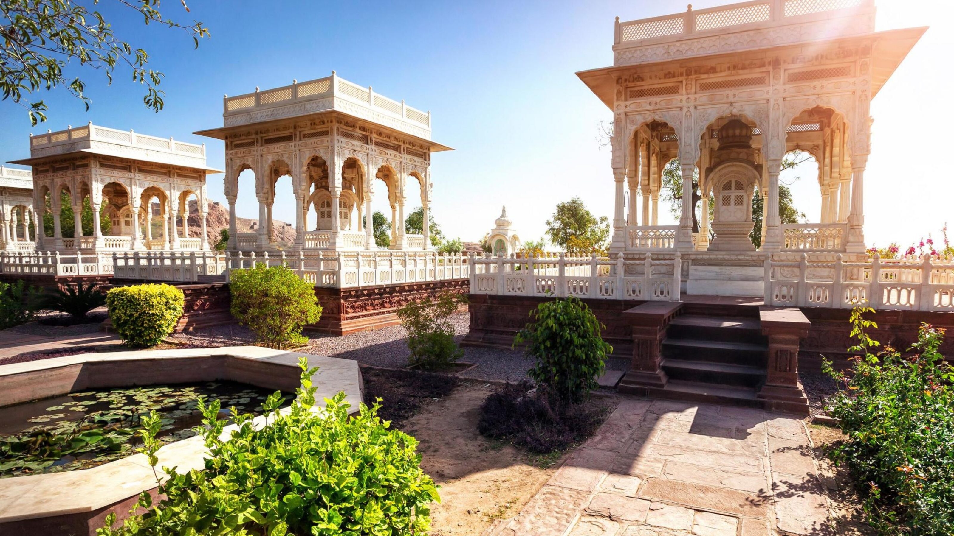 Jaswant at blue cityin Jodhpur, Rajasthan, India