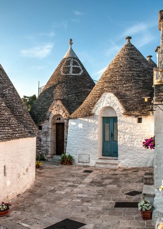 Traditional trulli houses in Alberobello, Puglia
