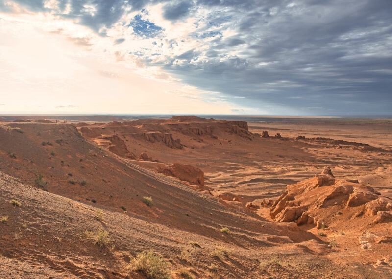 The Gobi Desert in Mongolia