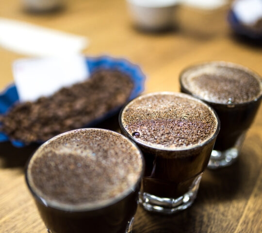 Coffee tasting experience