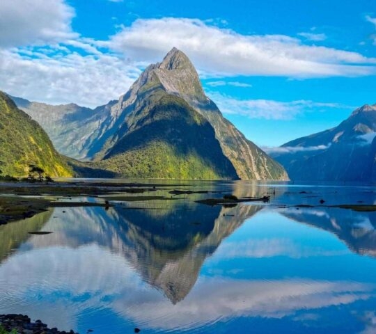 Milford Sound in Fiordland New Zealand
