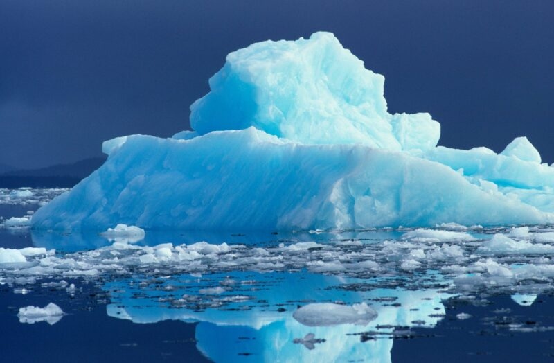 South America, Chile, San Rafael Lagoon NP. Enormous icebergs beautifully litter the San Rafael Lagoon NP, Chile.