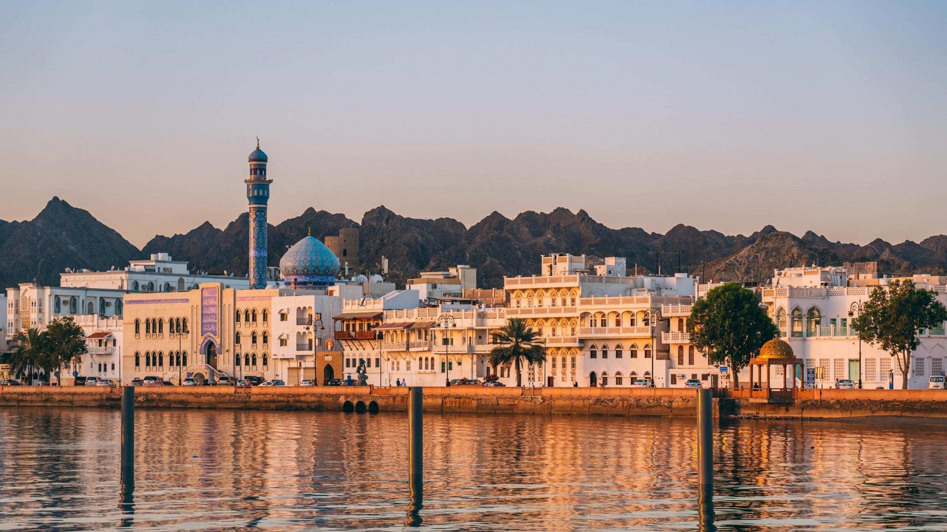 Sunrise in Muscat in Oman