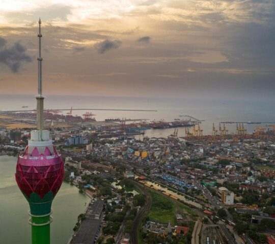 The Lotus Tower in Colombo, Sri Lanka