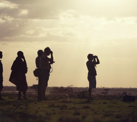 Walking safari in the Serengeti