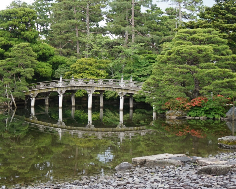Kyoto imperial palace garden