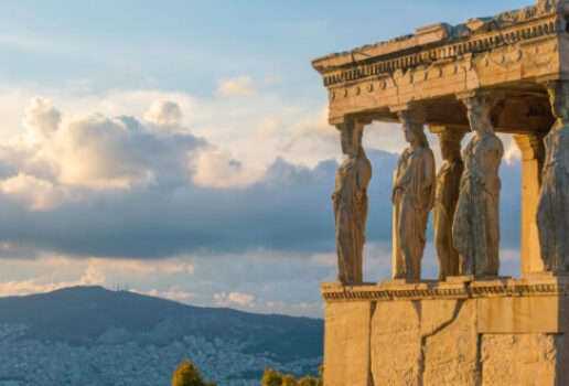 Changdeokgung Palace in the colours of autumn in South Korea, the Acropolis in Athens at dawn, vineyards in autumn in New Zealand