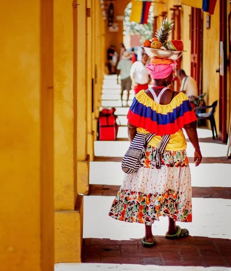 Cartagena's fruit sellers are as colourful as the streets themselves, and San Agustín's ancient statues still stand proudly today