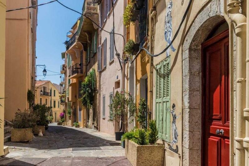 A typical view in Cannes in France
alley, architecture, azur, building, cannes, city, cote, cote d azur, cote dazur, culture, destination, europe, european, exterior, france, french, historic, life, mediterranean, narrow, old, outdoors, outside, passage, people, picturesque, place, provence, riviera, road, scene, scenic, sightseeing, south, street, structure, summer, tourism, tourist, town, traditional, transportation, travel, trip, urban, vacation, view, old town
Cannes France. June 15 2019. A street scene in the Old Town in Cannes in France