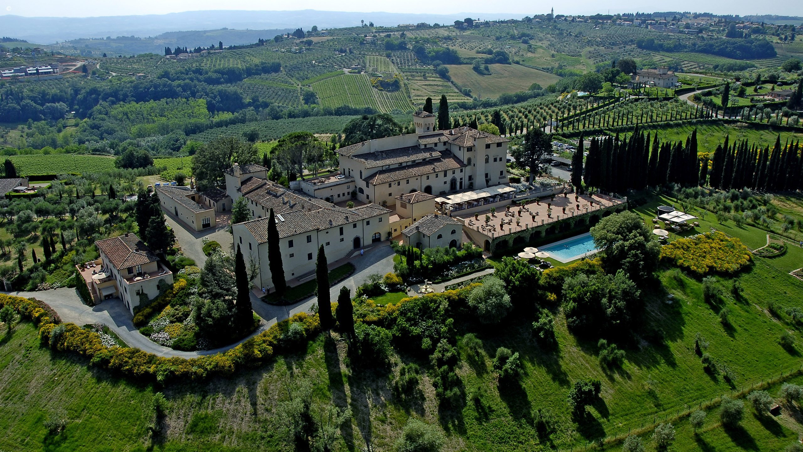 Castello del nero. Вилла Кастелло дель Треббьо. Вилла ди Кастелло, Тоскана. Читта-ди-Кастелло. Кастелло дель Неро в Италии фото.