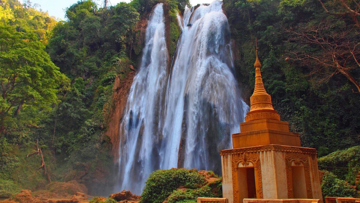 Водопад Анисакан Мьянма