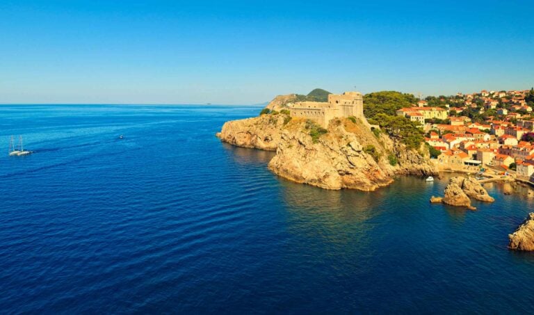 Dubrovnik City and Sea Panorama