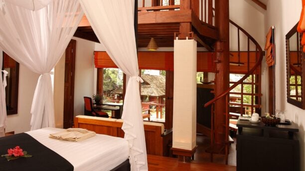 Interior view, Pristine Lotus Spa Resort, Inle Lake, Myanmar