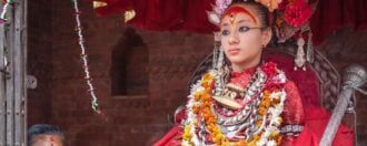 Kumari Girl Costume Nepal