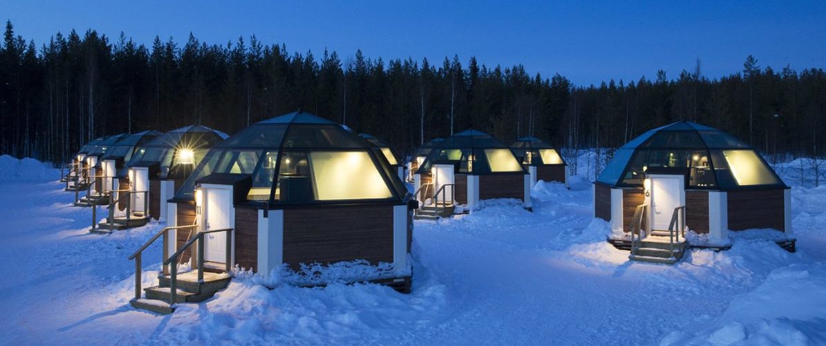 Glass Igloos At The Arctic Snow Hotel Luxury Hotel In