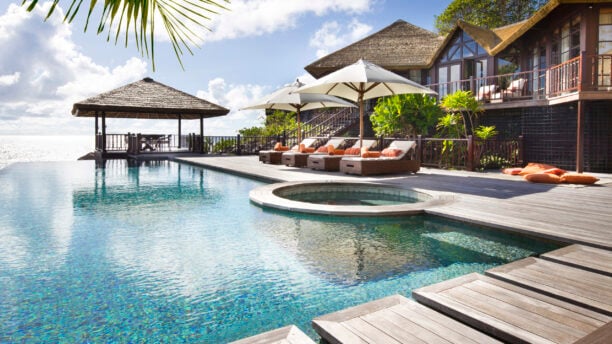 Swimming Pool, Fregate Private Island, the Seychelles