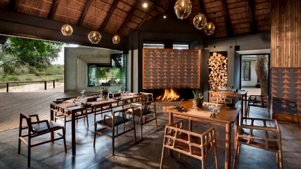 Lion Sands Ivory Lodge, Sabi Sands, South Africa, kitchen dining room