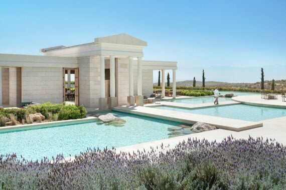 Pool, Amanzoe Hotel, Porto Heli, Greece